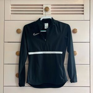 Women’s Nike Quarter Zip Black Drifit Jacket